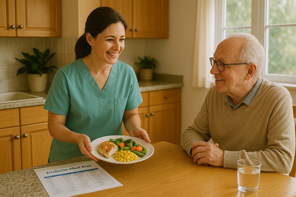 taking care of diabetes patient